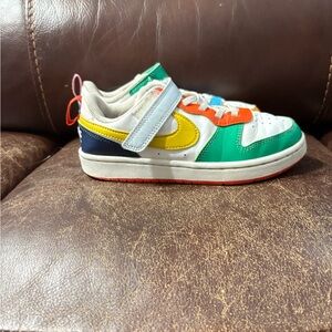 Nike Airforce 1s size 1Y Colorful Kids Sneakers